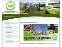 Tablet Screenshot of mr-ostallgaeu-gmbh.de